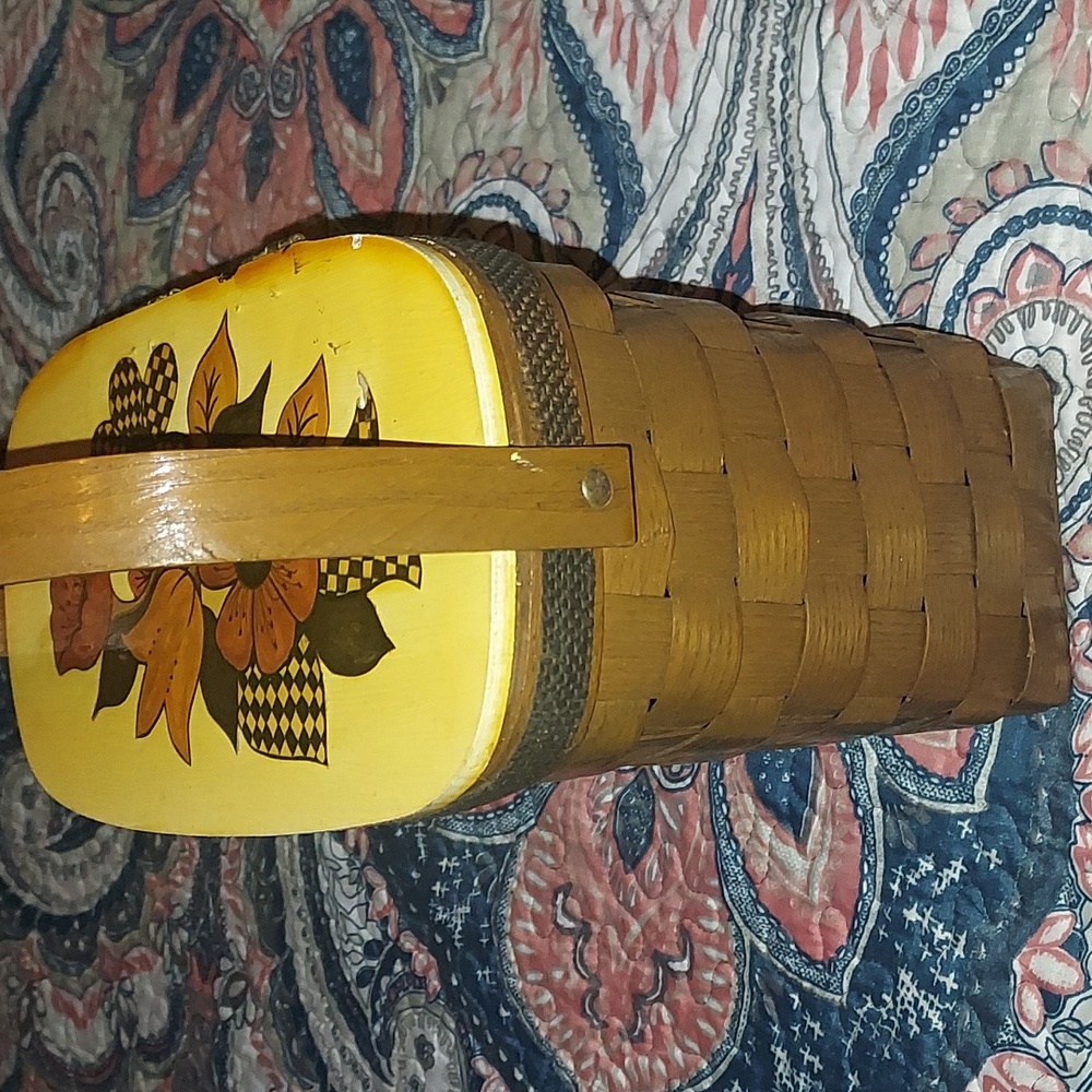 Basketville Putney Vermont Basket purse - Picture 5 of 9
